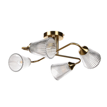 Люстра N6589/4 COP 4*40W E14 220V (d-550; h-225)  VERNER LIGHTING *1