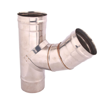 Тройник 135* d.115, нерж, 0,5мм *1/8