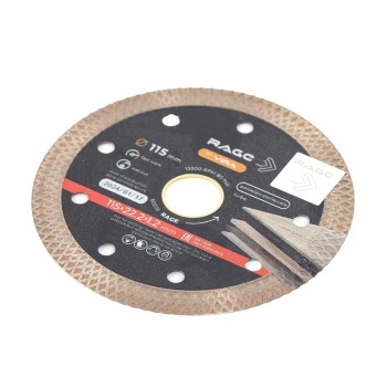 Диск алмазный по керамограниту тонкий 115 мм RAGE by VIRA