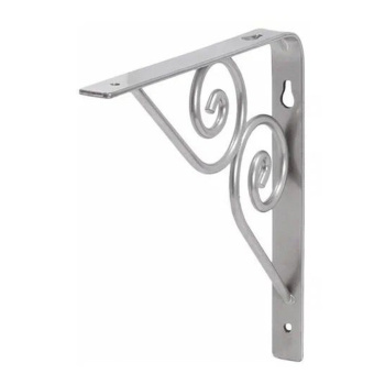 яяяКронштейн декоративный 250*250*3мм хром ВЕРОНА "SANBERG" *1/10/80