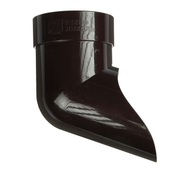 Слив трубы 80 мм ТехноНиколь, темно-коричневый