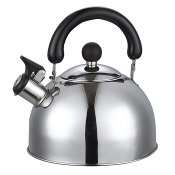 Чайник нерж. со свистком 2,5л Серебристый металлик HY-610B6-S Deco *112 Чайник нерж. со свистком 2,5л Серебристый металлик HY-610B6-S Deco *112