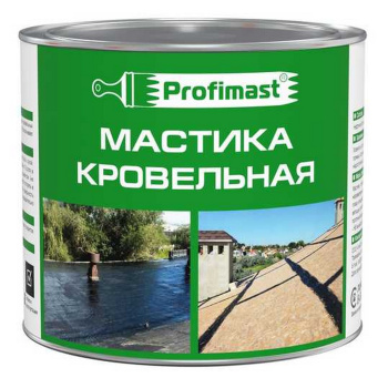 Мастика битумная 21.5 л Profimast, гидроизоляционная Мастика битумная 21.5 л Profimast, гидроизоляционная