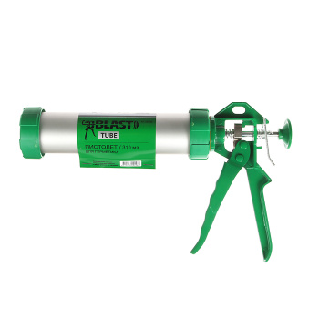 Пистолет для герметика Blast Tube, 310 мл, закрытый, алюминиевая туба, без наконечника