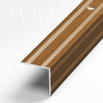 Порог-угол внешний 20х20х1350 мм Лука ПУ 05, орех