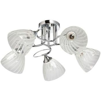 Люстра De City 676016505, Е27, 5 ламп, 60 Вт, цвет хром